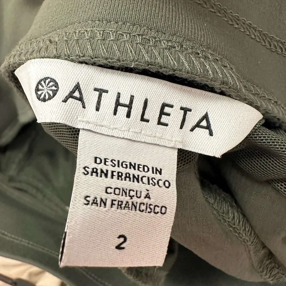 Athleta Trekkie north green utility cargo pants 2